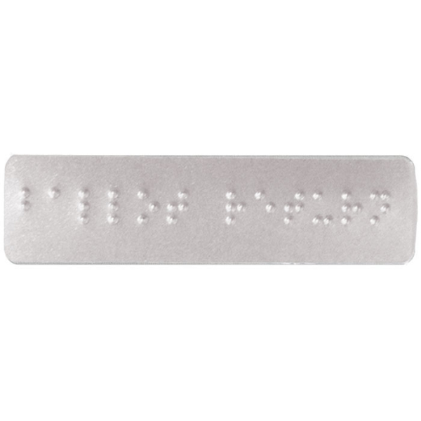 "Ballot Return" Braille Label