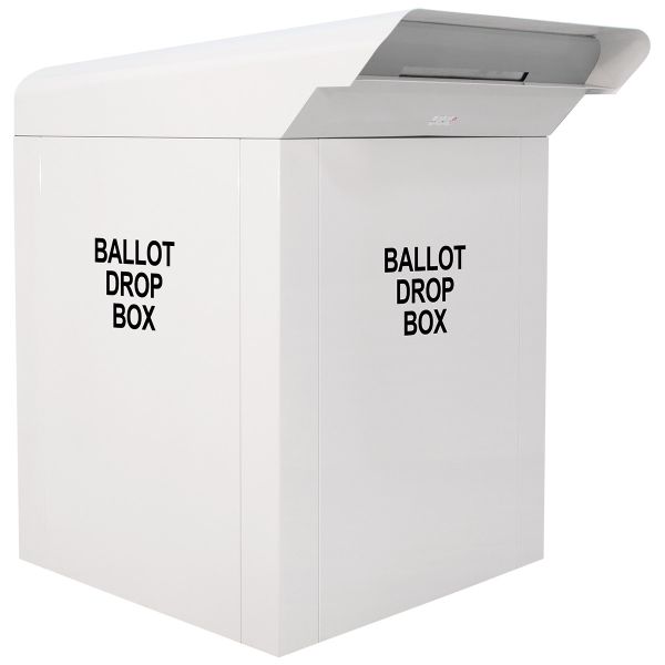 CollectionPoint 38" Curbside Ballot Drop Box - White