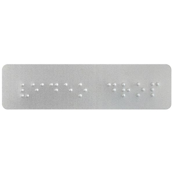 “Video Drop” Braille Label